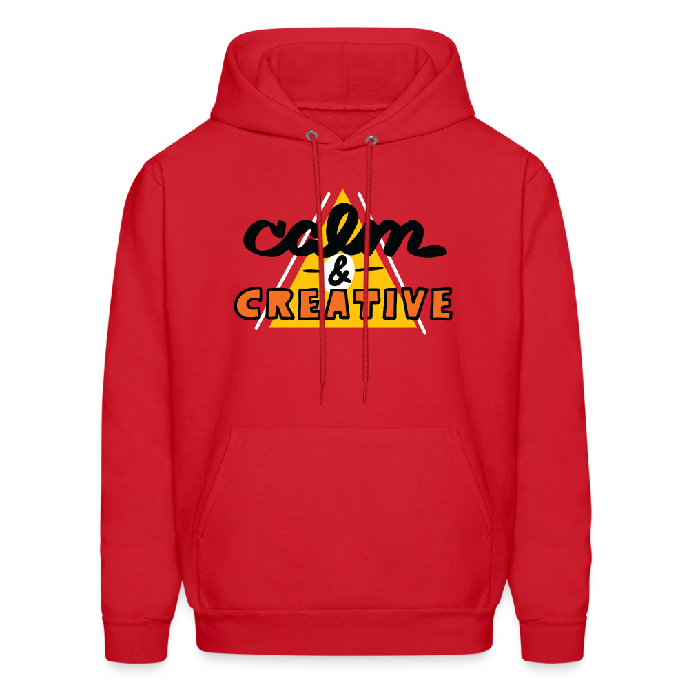 Calm & Creative Hoodie - red