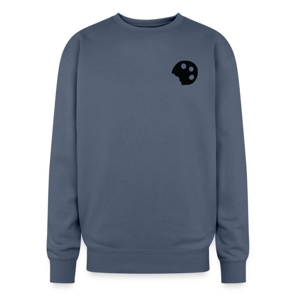 Eat Off Art Cookie/Palette Crewneck Sweatshirt - stone blue