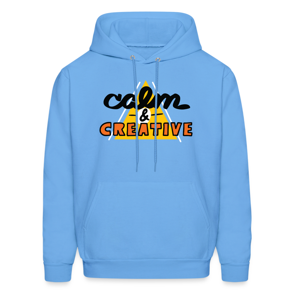 Calm & Creative Hoodie - carolina blue
