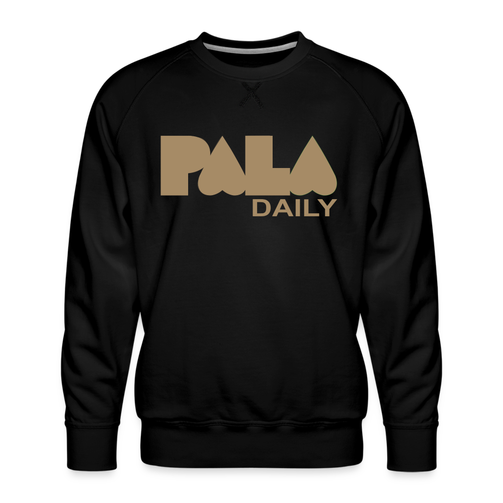 Peace And Love Always Unisex Premium Sweatshirt - black