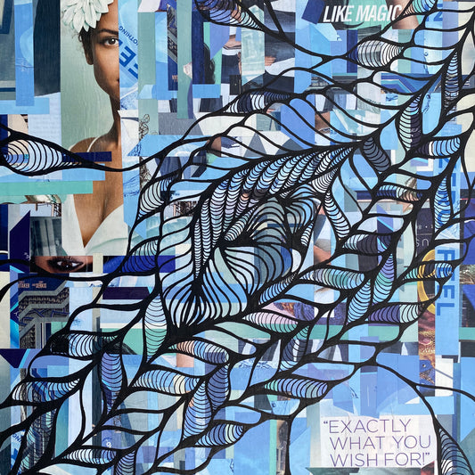 Blue Meditations Art Print