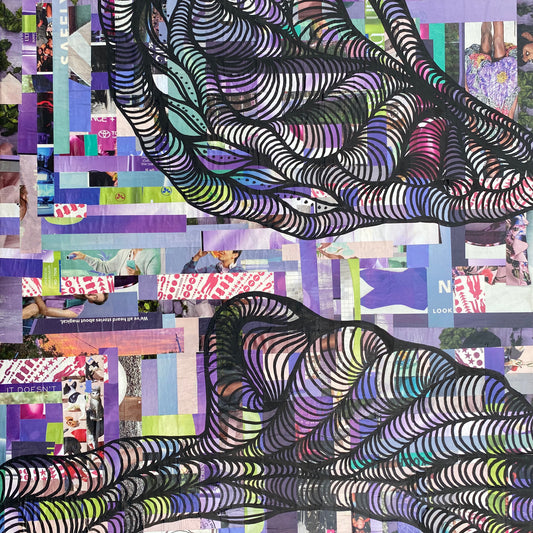 Purple Meditations Art Print