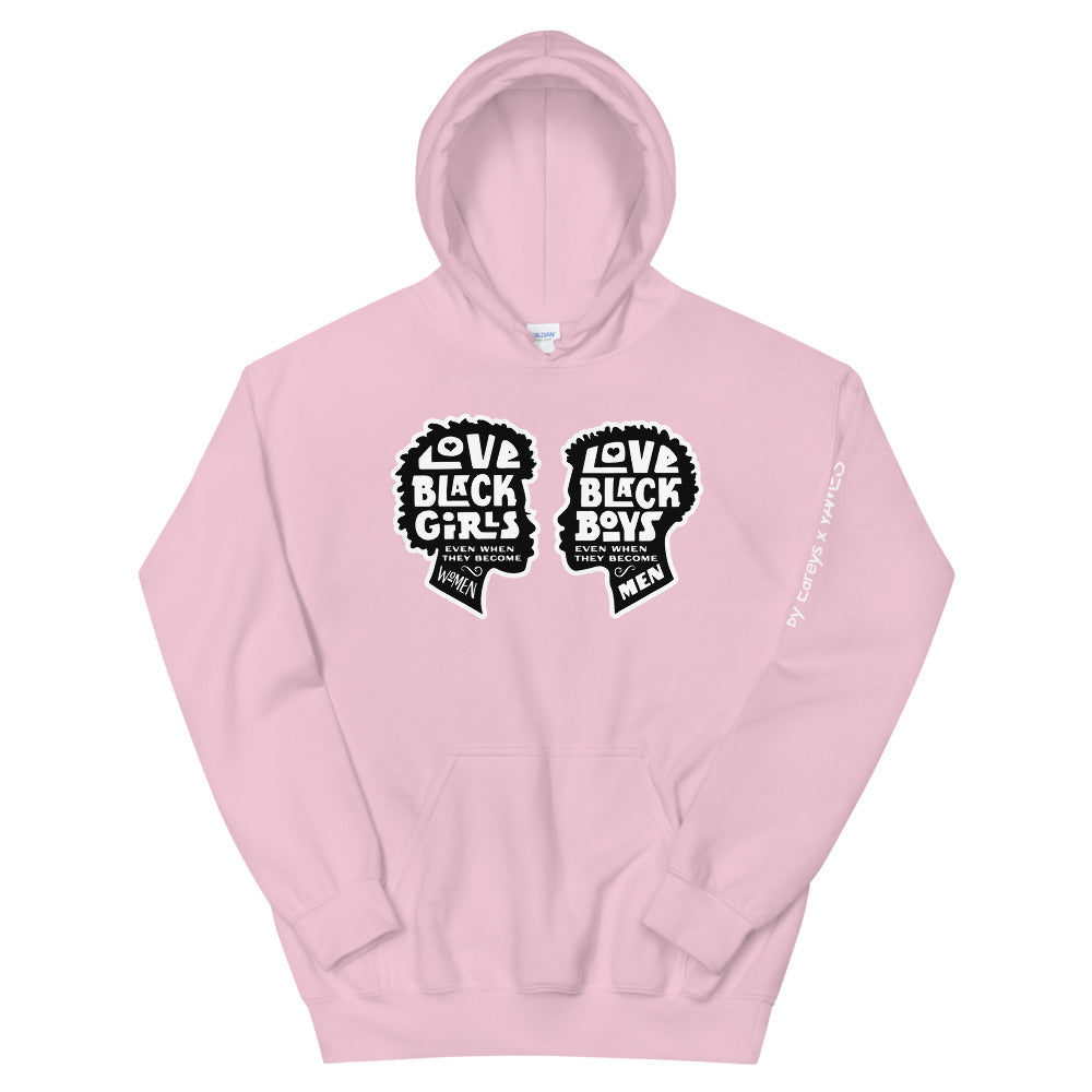 Love Black (Pair) Unisex Hoodie