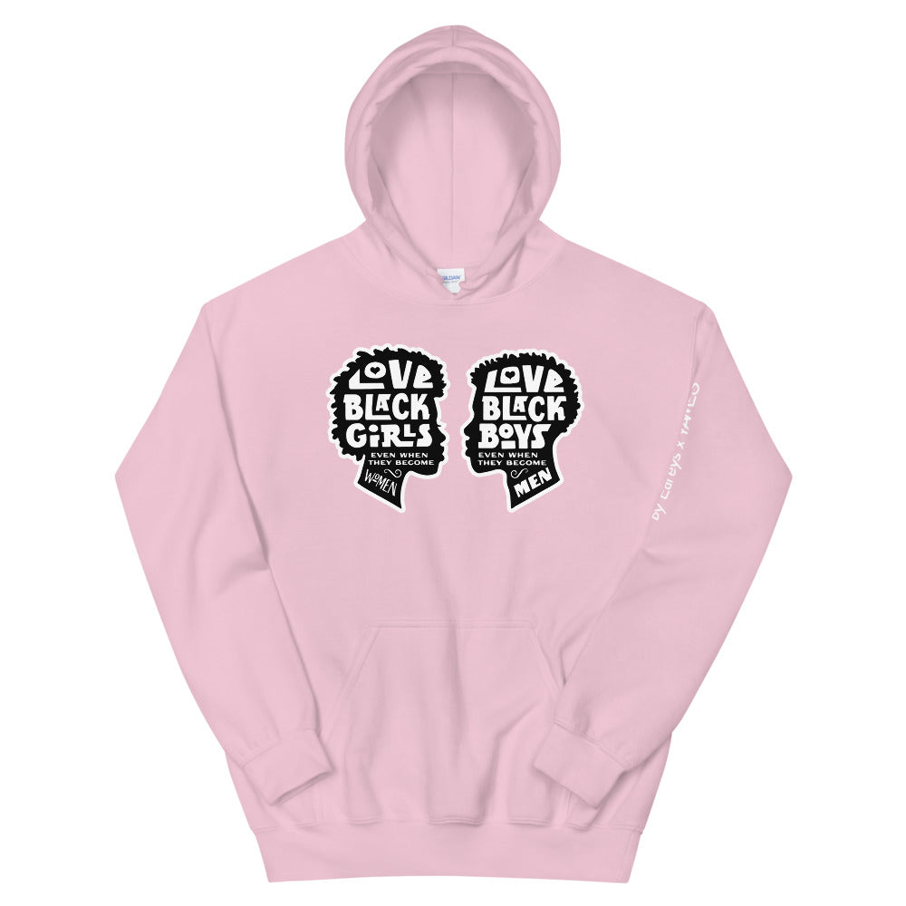 Love Black (Pair) Unisex Hoodie