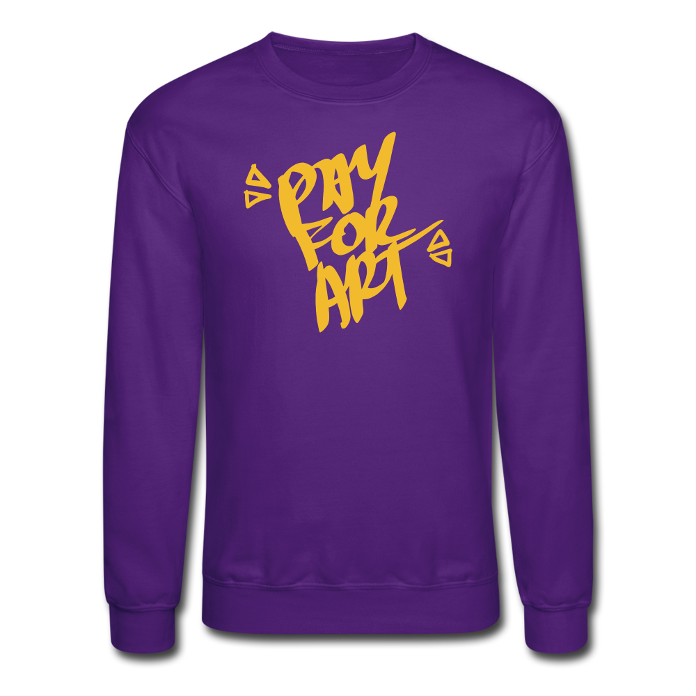 Pay For Art - Crewneck - purple