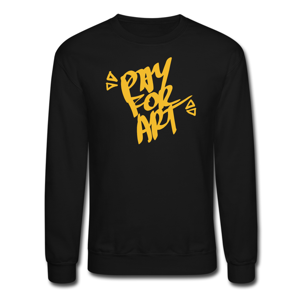 Pay For Art - Crewneck - black