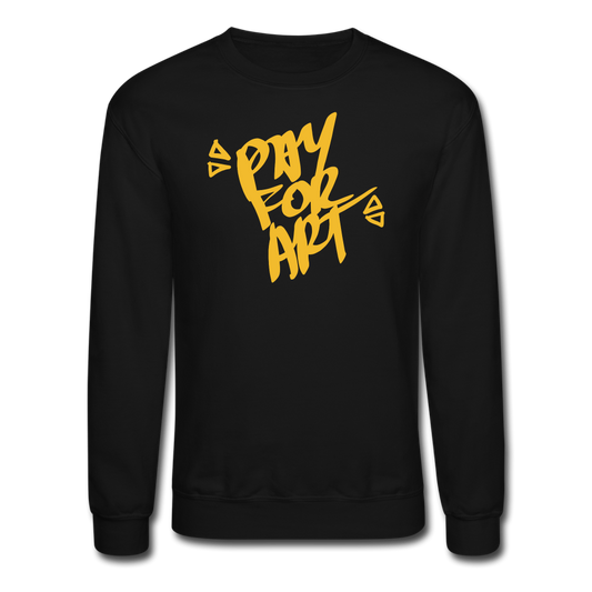 Pay For Art - Crewneck - black