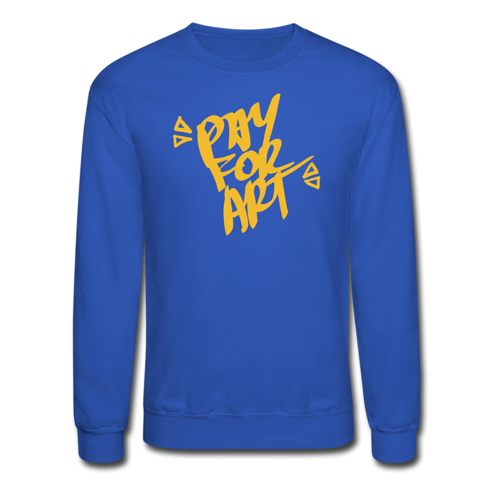 Pay For Art - Crewneck - royal blue