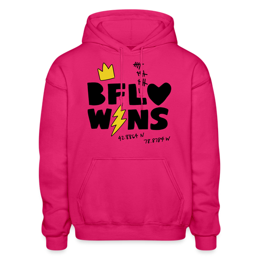 BFLO WINS Electric Hoodie - fuchsia