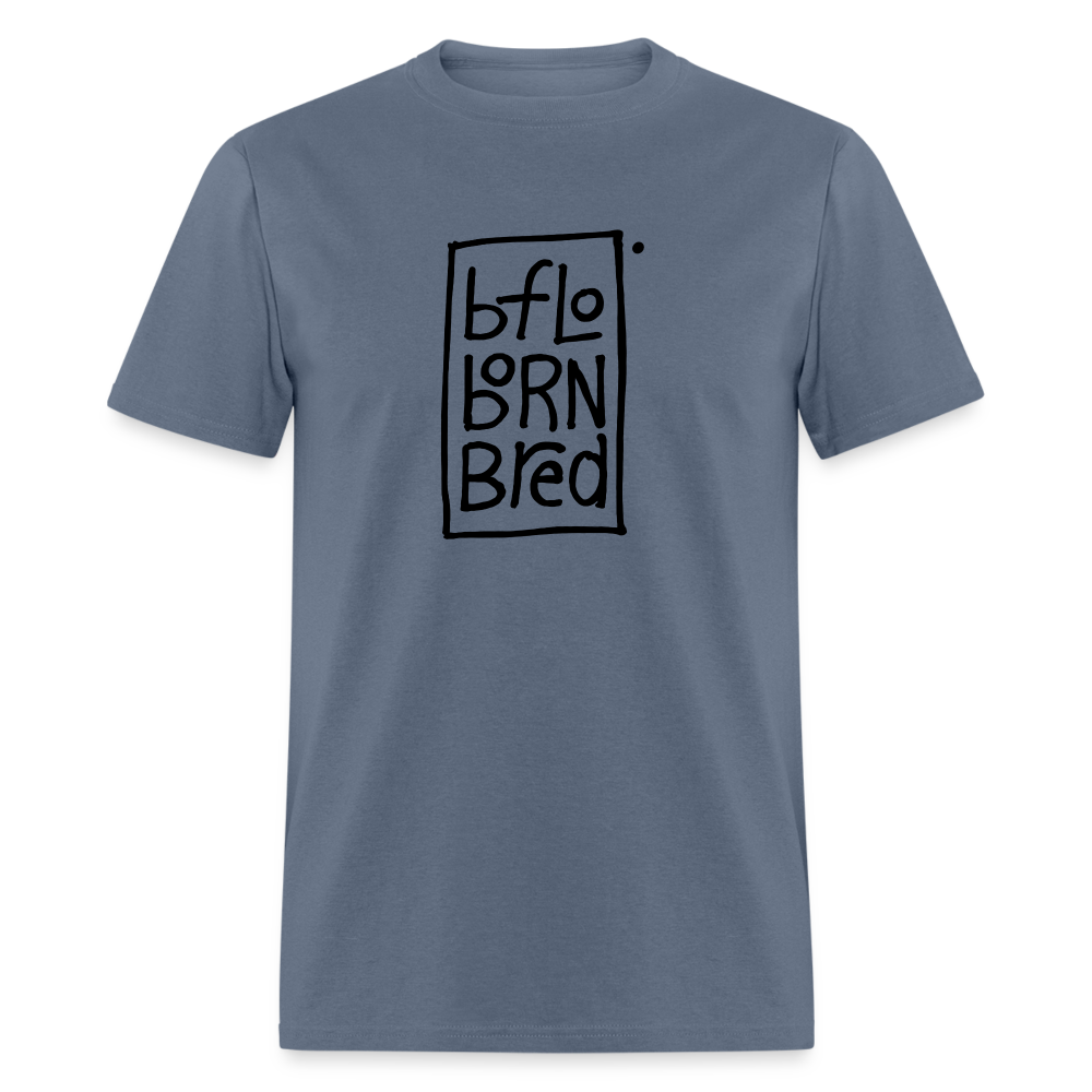 bflo born bred Unisex Tee - denim