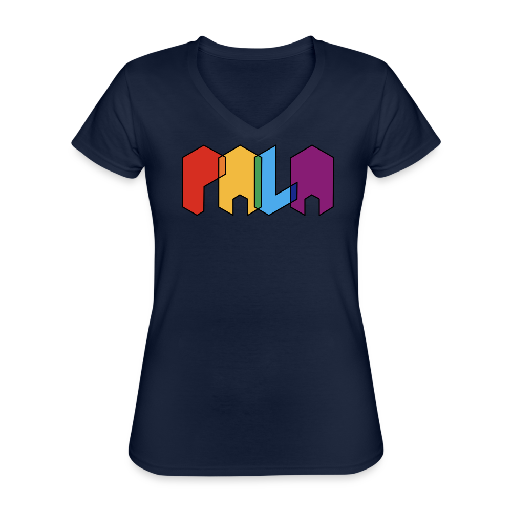 PALA for Everyone Women's Cut V-Neck - navy