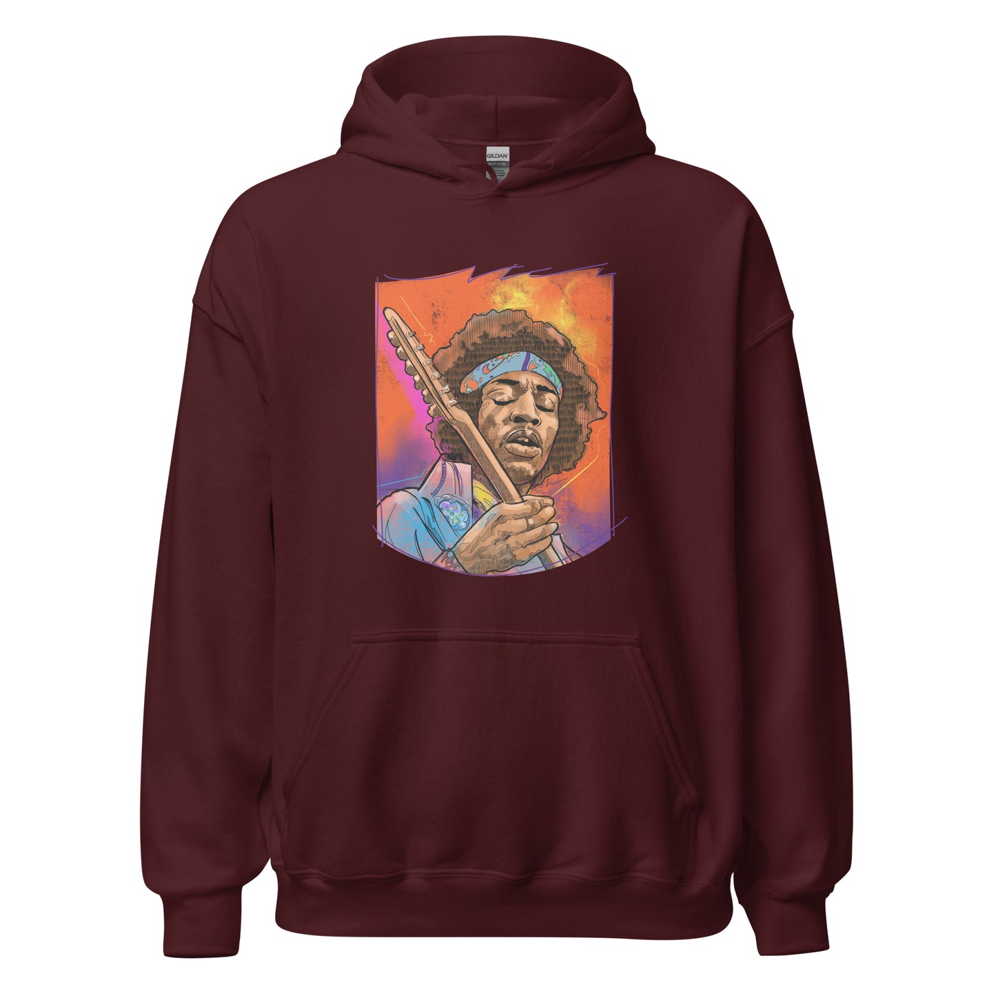 "Jimi on Fire" Unisex Hoodie