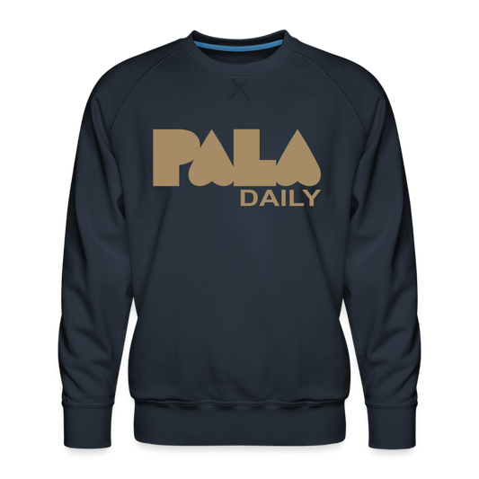 Peace And Love Always Unisex Premium Sweatshirt - navy