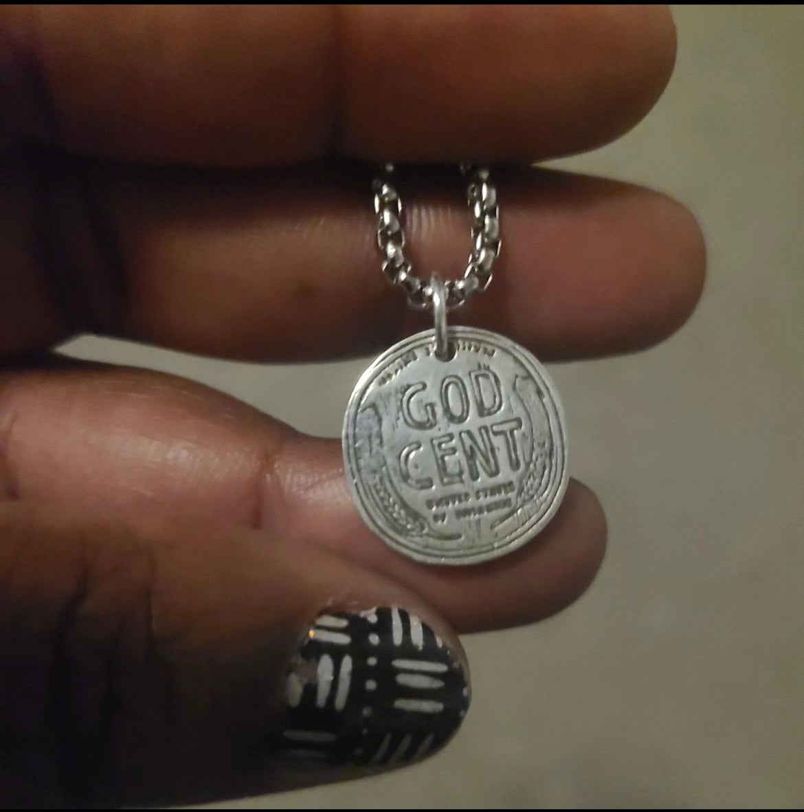 "God Cent" - Sterling Silver Pendant