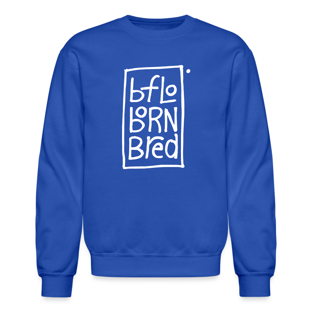 Bflo Born Bred Unisex Sweatshirt - royal blue